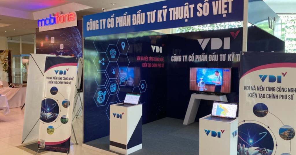 Gian hàng VDI tại Hội nghị chuyển đổi số tỉnh Khánh Hòa