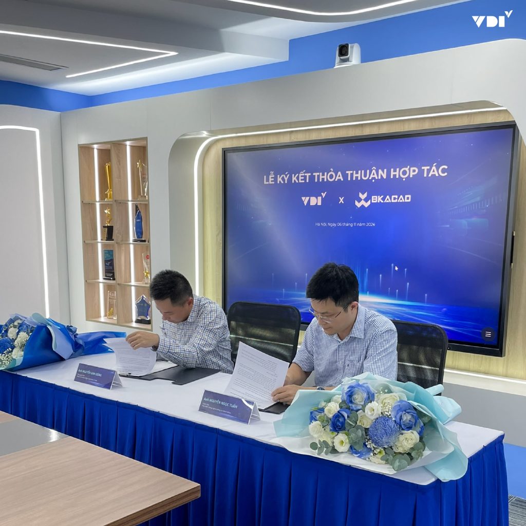 VDI ký kết hợp tác phát triển cùng BKACAD trong việc đào tạo và thu hút nhân tài