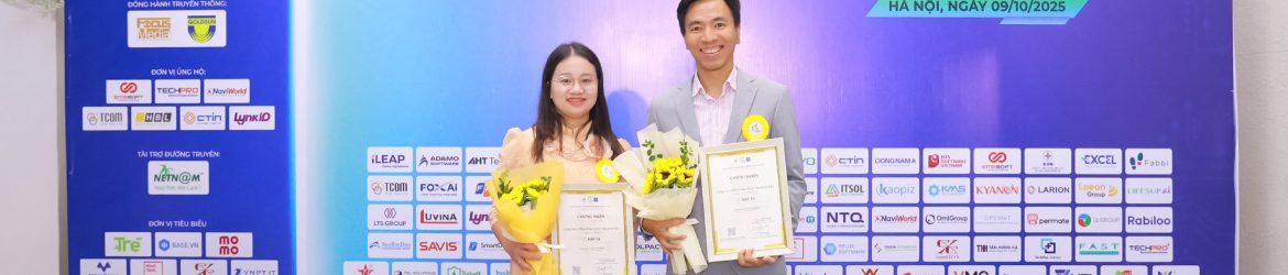 Đại diện VDI nhận giải thưởng Vietnam Top 10 Tech & Map 2025