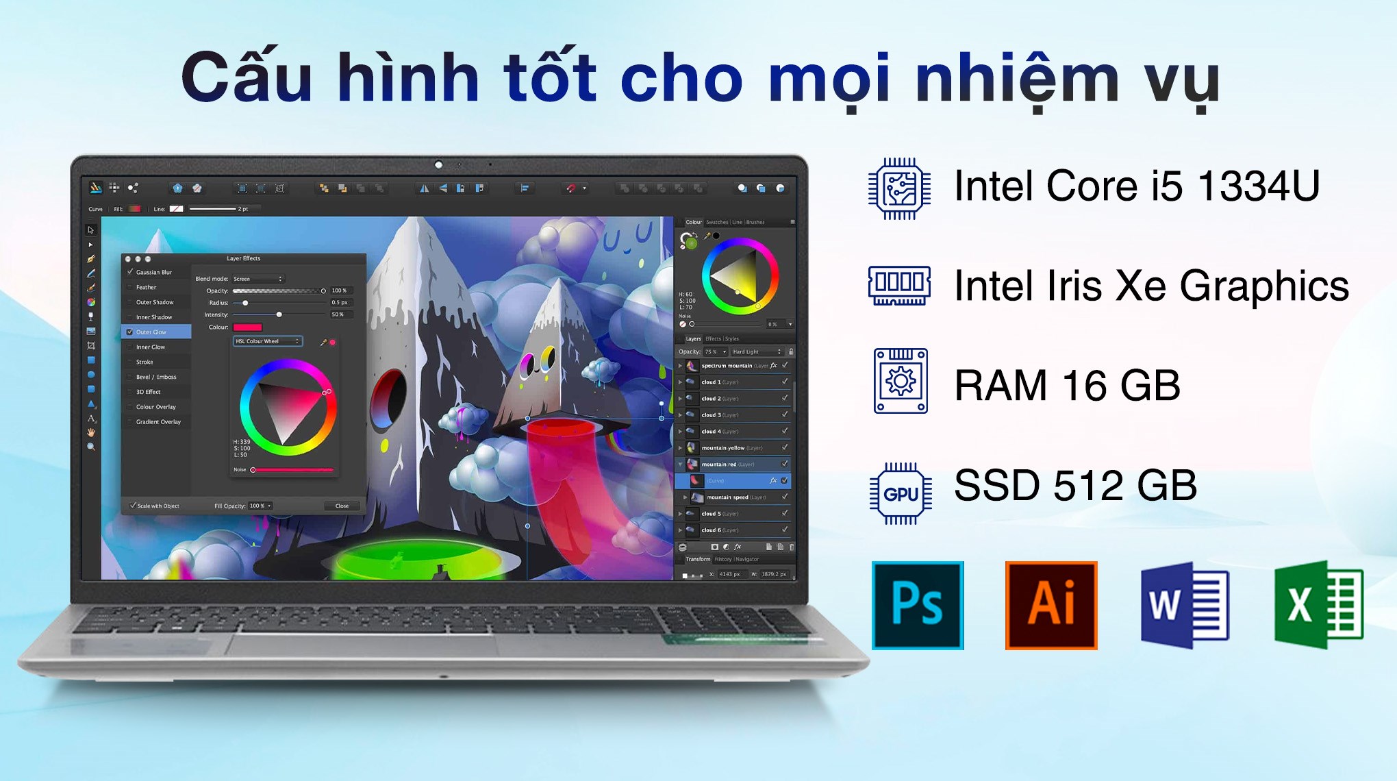 Laptop Dell Inspiron 15 3530 - N5I5530W1 (i5 1334U, 16GB, 512GB, Full HD 120Hz, OfficeH24+365, Win11) - Ảnh 3